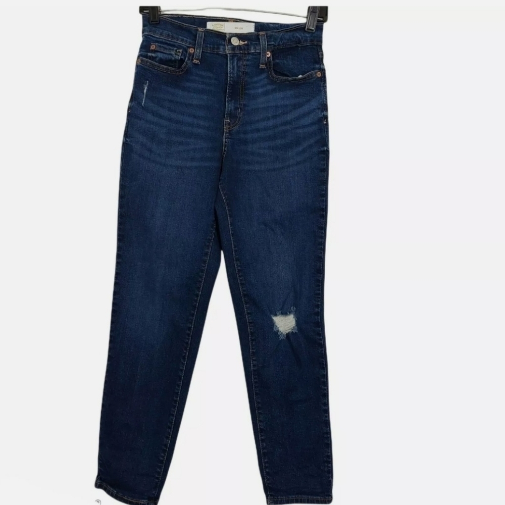 Signature by Levi Strauss & Co. Mom Jeans Waist 24 Dark Wash High rise med wash